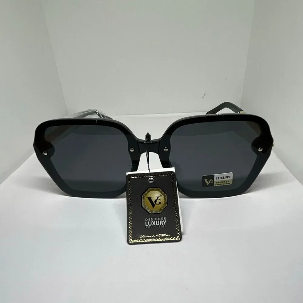 VG Oversized Square Fashion Sunglasses UV400 – Designer Style – New